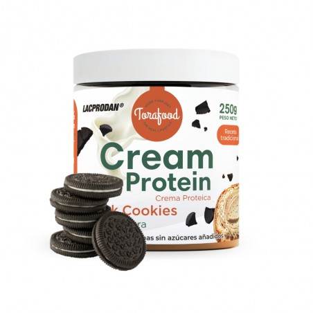 CREMA PROTEICA BLACK COOKIES CHIPS 200G TORAFOOD
