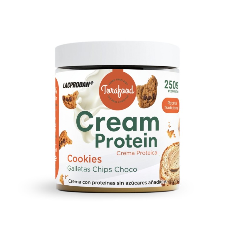 CREMA PROTEICA COOKIES CHIPS 200G TORAFOOD CREMA PROTEICA COOKIES CHIPS 200G TORAFOOD