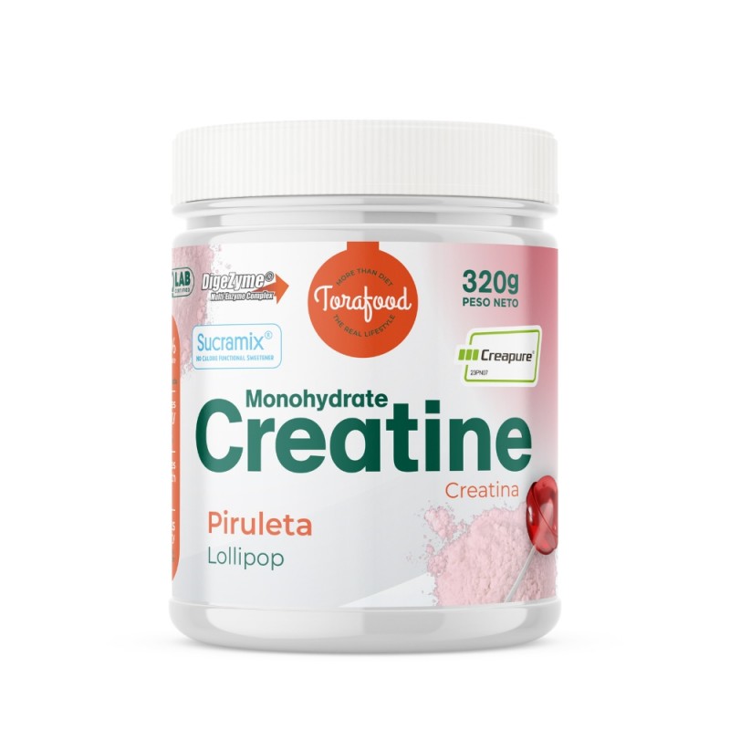 CREATINA CREAPURE 320G SABOR LOLLIPOP TORAFOOD CREATINA CREAPURE 320G SABOR LOLLIPOP TORAFOOD