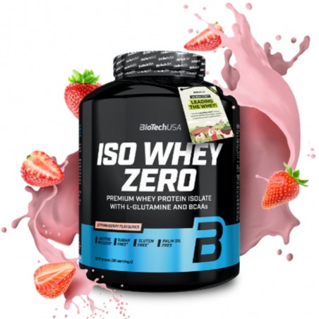 PROTEINA ISO WHEY ZERO FRESA 1816GR BIOTECHUSA