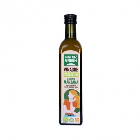 NATURGREEN VINAGRE SIDRA.MANZ.S/ FILTRAR BIO.500ml