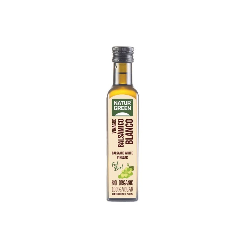 VINAGRE BALSAMICO BLANCO BIO 250ML NATURGREEN VINAGRE BALSAMICO BLANCO BIO 250ML NATURGREEN