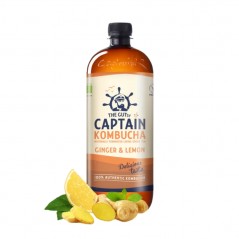 CAPTAIN KOMBUCHA JENGIBRE LIMON BIO 1L