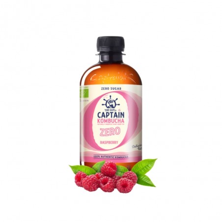 CAPTAIN KOMBUCHA ZERO FRAMBUESA BIO 400ML