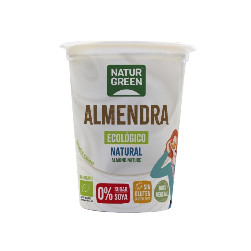 BIOGURT ALMENDRA NATURE BIO 400GR. NATURGREEN BIOGURT ALMENDRA NATURE BIO 400GR. NATURGREEN