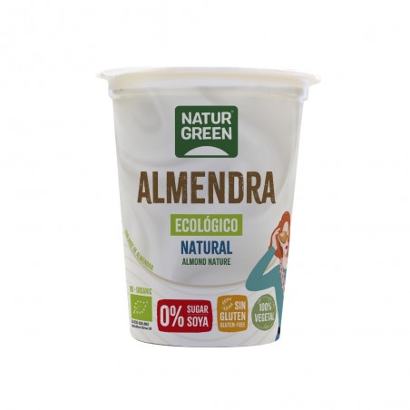 BIOGURT ALMENDRA NATURE BIO 400GR NATURGREEN