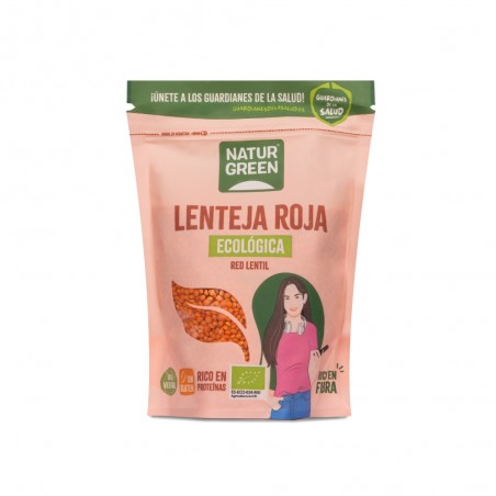 NATURGREEN LENTEJAS ROJAS BIO.500GR.