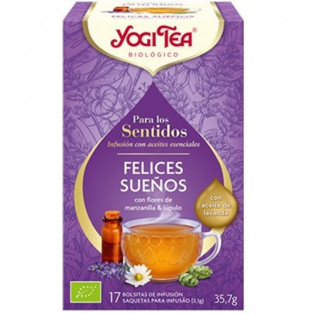 YOGI TEA SENTIDOS FELICES SUEÑOS 17X35.7GR