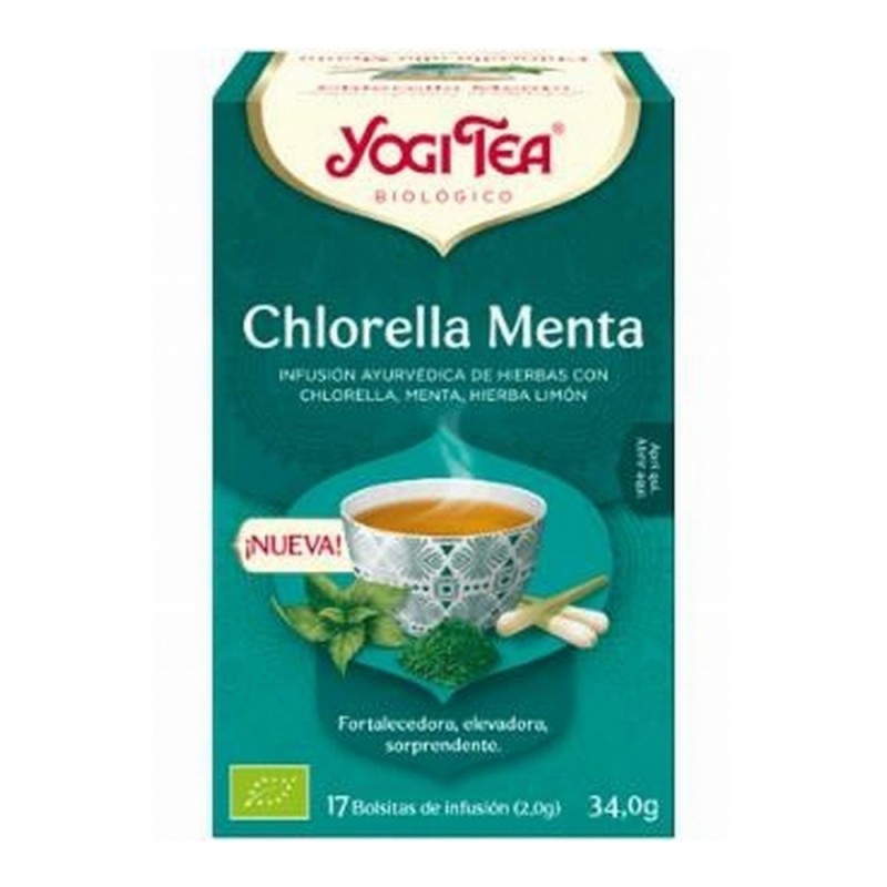 YOGI TEA CHLORELLA MENTA BOLSAS 17X34.0GR. YOGI TEA CHLORELLA MENTA BOLSAS 17X34.0GR.