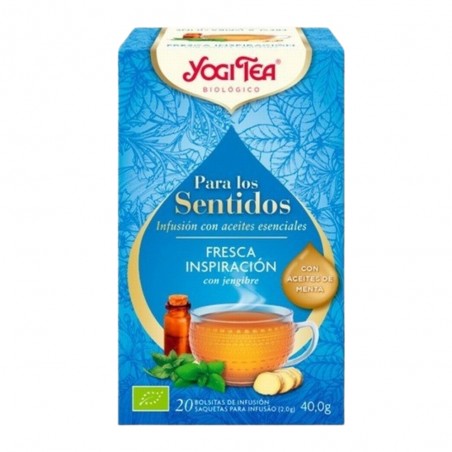 YOGI TEA SENTIDOS FRESCA INSPIRACION 20X40.0GR.