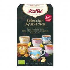 YOGI TEA SELECCION AYURVEDICA BOLSAS 17X34.2GR.