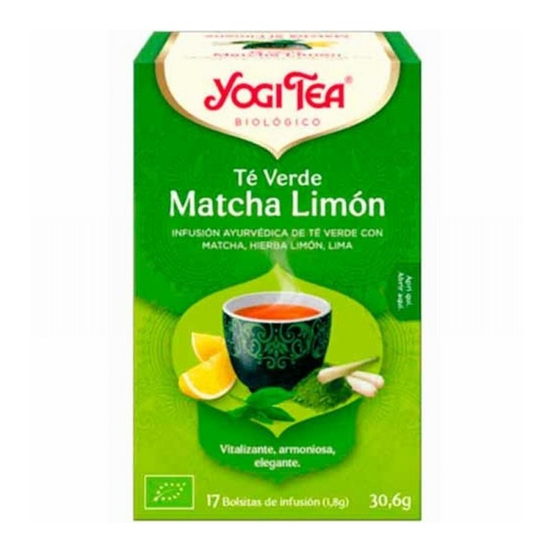 YOGI TEA VERDE MATCHA LIMON BOLSAS 17X30.6GR. YOGI TEA VERDE MATCHA LIMON BOLSAS 17X30.6GR.