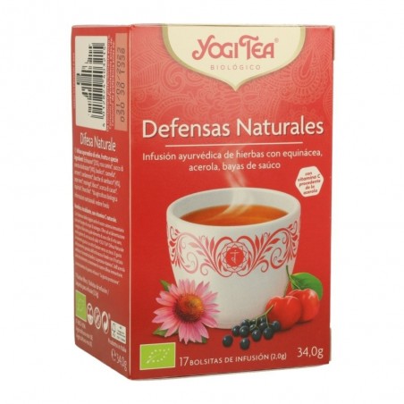 YOGI TEA DEFENSAS NATURALES BOLSAS 17X34.0GR.