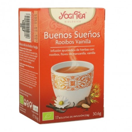 YOGI TEA BUENOS SUEÑOS ROOB.VAINI.BOLSAS 17X30.6GR