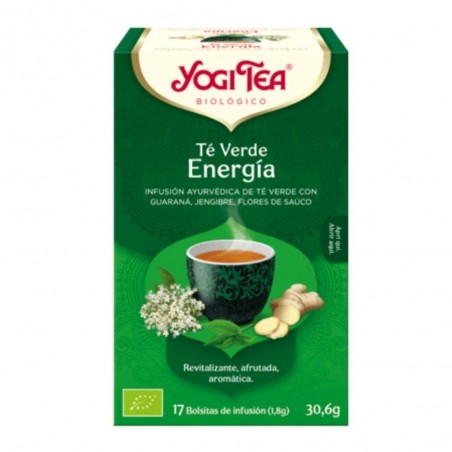 YOGI TEA VERDE ENERGIA BOLSAS 17X30.6GR.