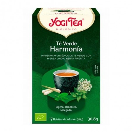 YOGI TEA VERDE ARMONIA BOLSAS 17X30.6GR.