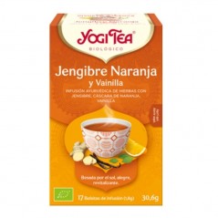 YOGI TEA JENGIBRE NARANJA VAINILLA BOLSAS 17X30.6G