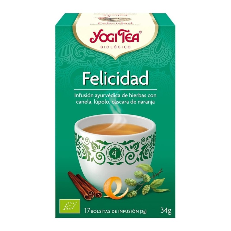 YOGI TEA FELICIDAD BOLSAS 17X34.0GR. YOGI TEA FELICIDAD BOLSAS 17X34.0GR.