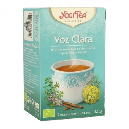 YOGI TEA VOZ CLARA BOLSAS 17X32.3GR.