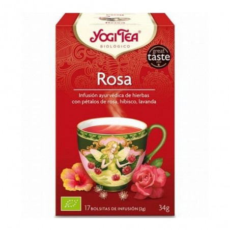 YOGI TEA ROSAS BOLSAS 17X34.0GR.