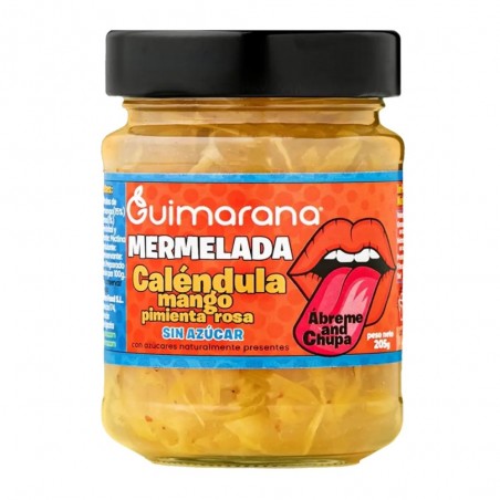 GUIMARANA MERMELADA S/AZ 205G CALENDULA-MANGO-PIMIENTA-ROSA