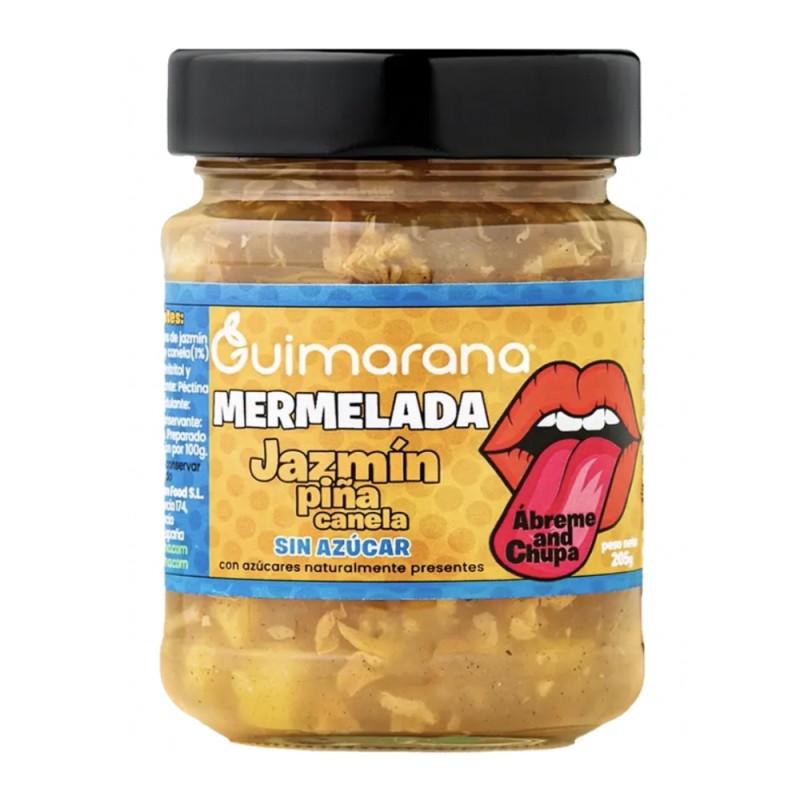 MERMELADA S/AZ PET JAZMIN-PIÑA-CANELA 205G GUIMARANA MERMELADA S/AZ PET JAZMIN-PIÑA-CANELA 205G GUIMARANA