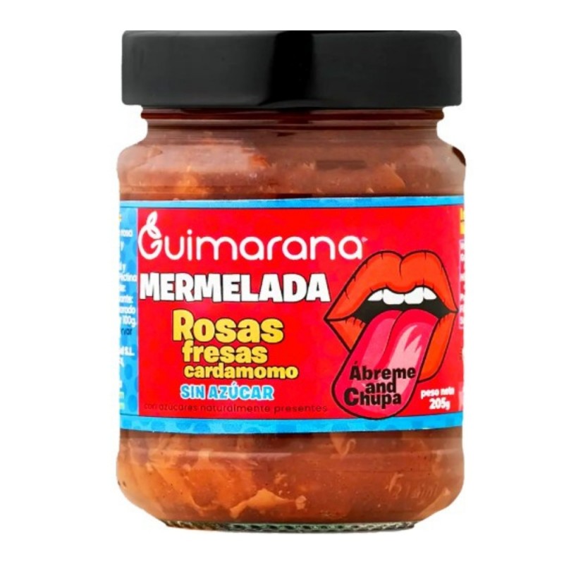 MERMELADA S/AZ PET ROSA-FRESA-CARDAMOMO 205G GUIMARANA MERMELADA S/AZ PET ROSA-FRESA-CARDAMOMO 205G GUIMARANA
