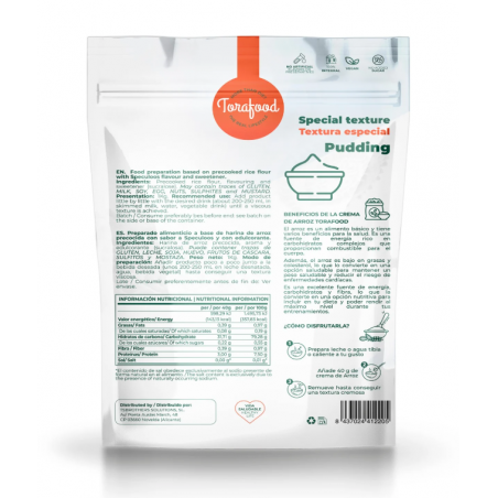 CREMA DE ARROZ SPECULOOS 1000G TORAFOOD