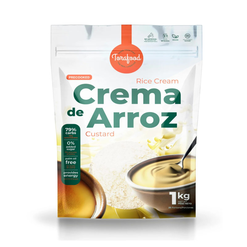 CREMA DE ARROZ CUSTARD (NATILLAS) 1000G TORAFOOD