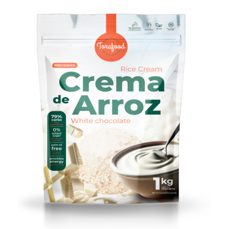 CREMA DE ARROZ WHITE CHOCOLATE 1000G TORAFOOD