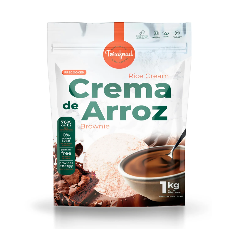 CREMA DE ARROZ BROWNIE 1000G TORAFOOD CREMA DE ARROZ BROWNIE 1000G TORAFOOD