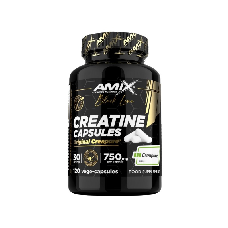 CREATINA CREAPURE BLACK 120 CAPSULAS AMIX