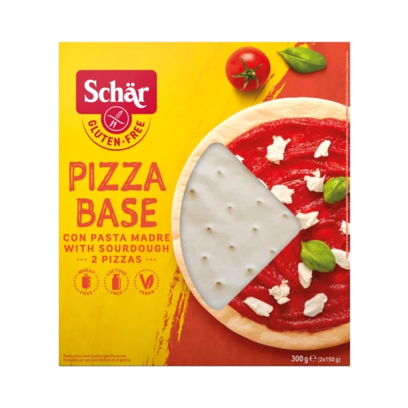 BASE DE PIZZA SIN GLUTEN 300G SCHAR BASE DE PIZZA SIN GLUTEN 300G SCHAR