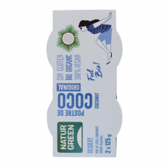 POSTRE COCO ORIGINAL BIO. 2X125GR. NATURGREEN