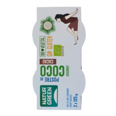 POSTRE COCO CACAO BIO. 2X125GR. NATURGREEN