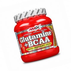 GLUTAMINA + BCAA 300GR AMIX