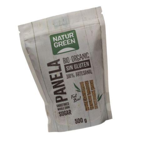 PANELA (AZUCAR CAÑA CRIST.) BIO.500GR. NATURGREEN