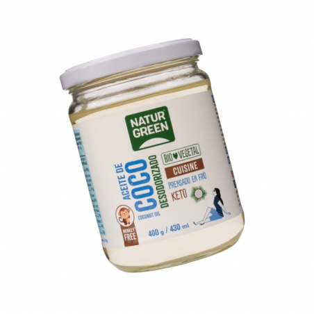 ACEITE COCO CUISINE SUAVE 400GR NATURGREEN