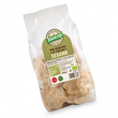 MINI CRACKERS SESAMO 250G BIOCOP