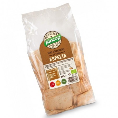 MINI CRACKERS TRIGO ESPELTA 250G BIOCOP