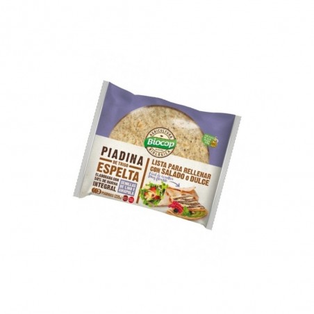 PIADINA ESPELTA 50% INT.LINO AMAPOLA 225G BIOCOP