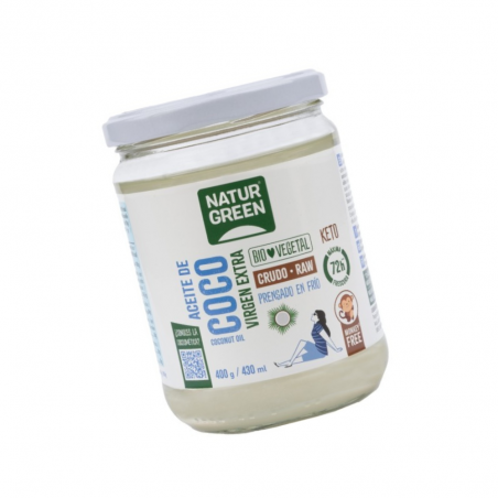 ACEITE COCO VIRGEN TARRO 400GR. NATURGREEN