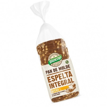 PAN MOLDE ESPELTA INTEGRAL AVENA 400G BIOCOP