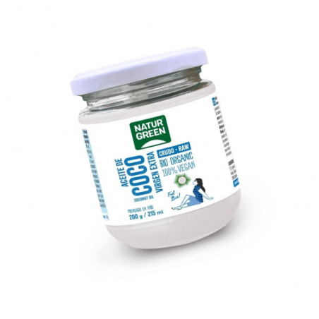 ACEITE COCO VIRGEN TARRO 200GR. NATURGREEN