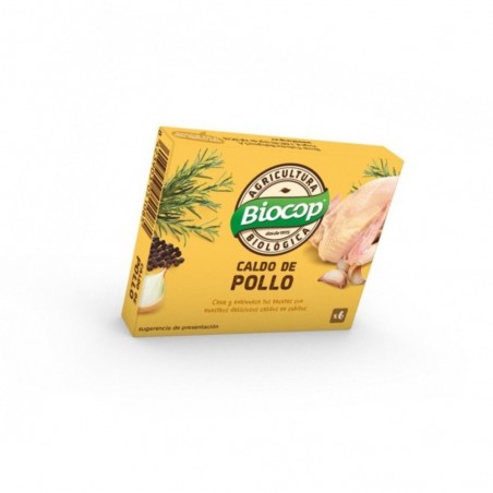 CALDO CUBITOS POLLO 6x11G BIOCOP