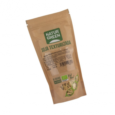 SOJA TEXTURIZADA TIRAS BIO 115G NATURGREEN