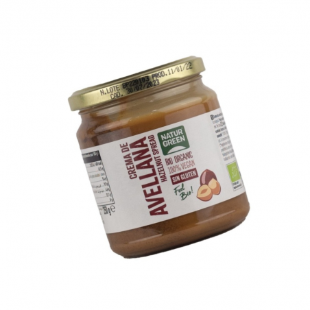 CREMA AVELLANA 100% BIO 250G NATURGREEN
