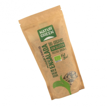 MEZCLA 6 SEMILLAS ENSALADA BIO 450G NATURGREEN