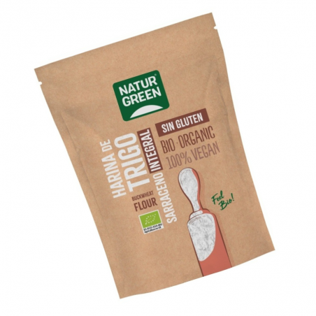 HARINA TRIGO SARRACENO S/GL 500G NATURGREEN