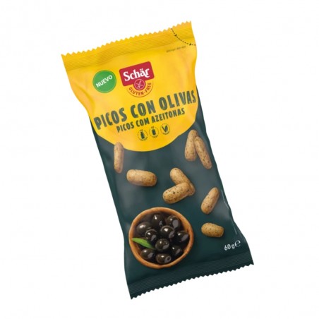 PICOS CON OLIVAS SIN GLUTEN 60G SCHAR